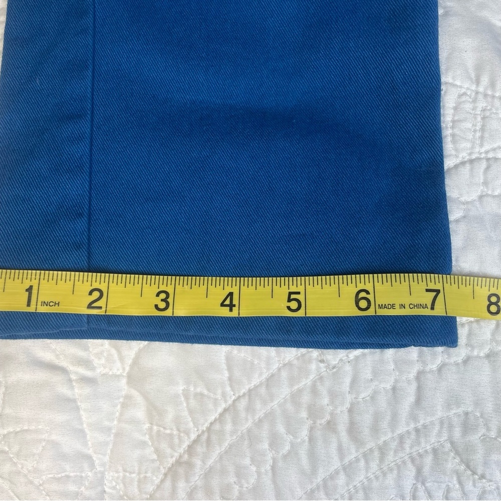 Yves Saint Laurent YSL Blue Straight Leg Jeans Low Rise Stretch Denim EU 36 US 6 - Picture 14 of 14